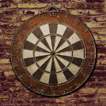 Rusty Steampunk Dartboard<br><div class="desc">Rusted metal texture print dart board.</div>