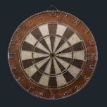 Rusty Steampunk Dartboard<br><div class="desc">Rusted metal texture print dart board.</div>