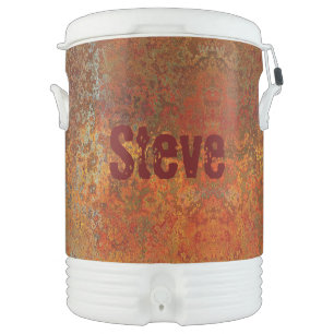 Rusty, Steampunk Personalized  Beverage Cooler