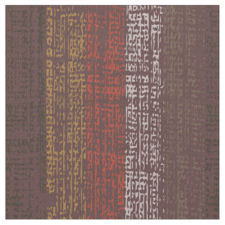 Rusty Steampunk Stripe Fabric