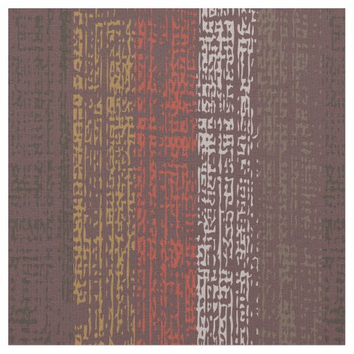 Rusty Steampunk Stripe Fabric