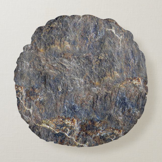 RUSTY STONE ROUND PILLOW (Front)