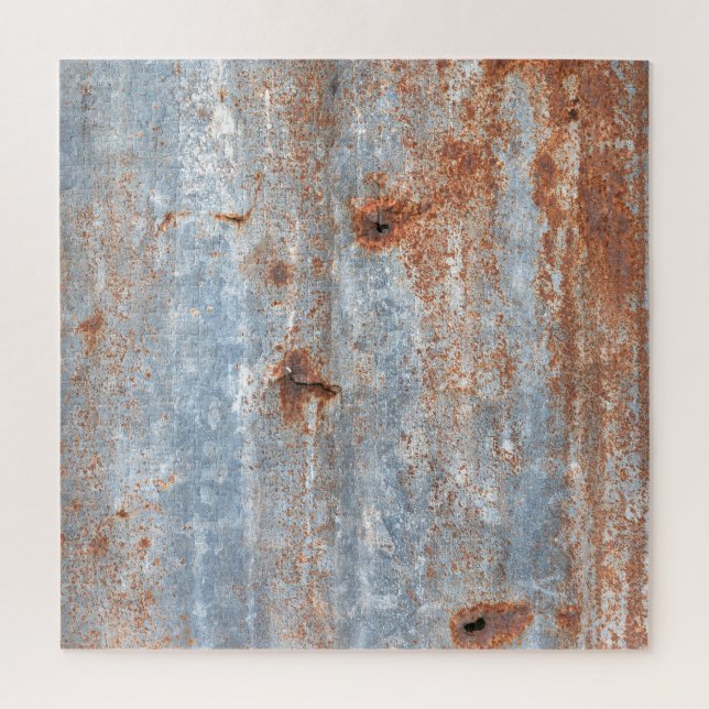 Rusty textures that tell stories of aged memories. jigsaw puzzle (Vertical)