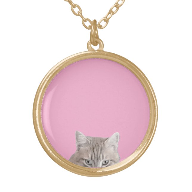 Rusty The Cat Necklace (Front)