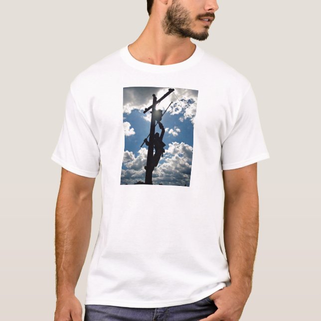 Rusty the Lineman T-Shirt (Front)