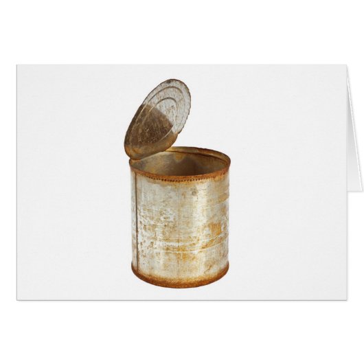 Rusty tin can cards (Front Horizontal)