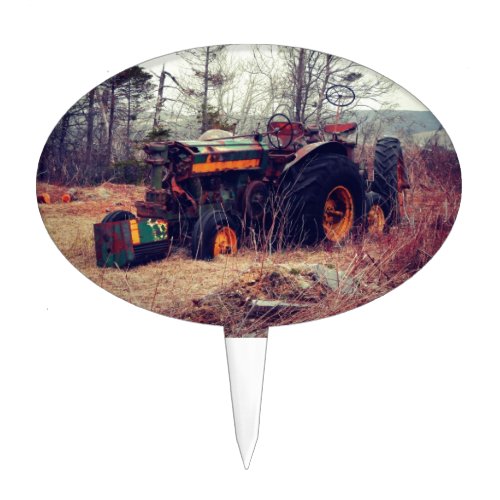 Rusty Tractor Cake Topper