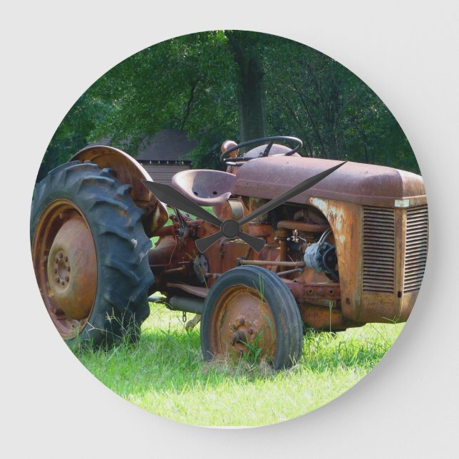 Rusty Tractor Clock (Front)