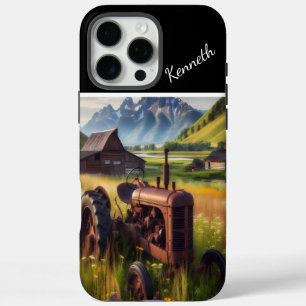 Rusty Tractor in Mountain Valley iPhone 16 Pro Max Case