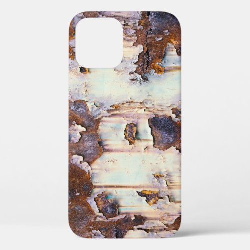 Rusty Train Wagon Peeling Paint iPhone 12 Case
