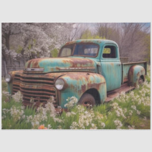 Rusty Truck Tissue Paper