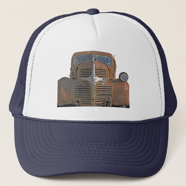 Rusty Truck Trucker Hat (Front)
