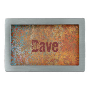 Rusty, Verdigris, Grunge Steampunk Personalized  Belt Buckle