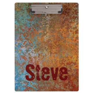 Rusty, Verdigris, Grunge Steampunk Personalized 