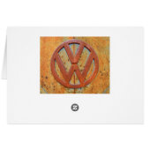 Rusty Vintage Bus Logo Cards (Back Horizontal)