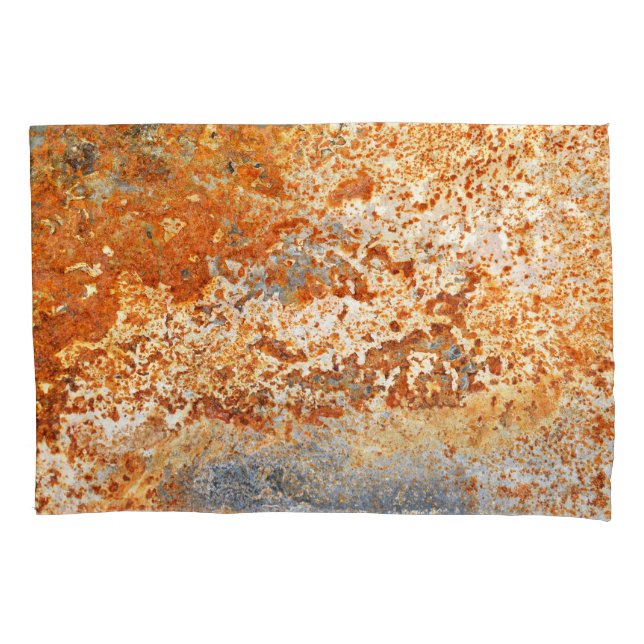 Rusty zinc: grunge texture background. pillow case (Front)