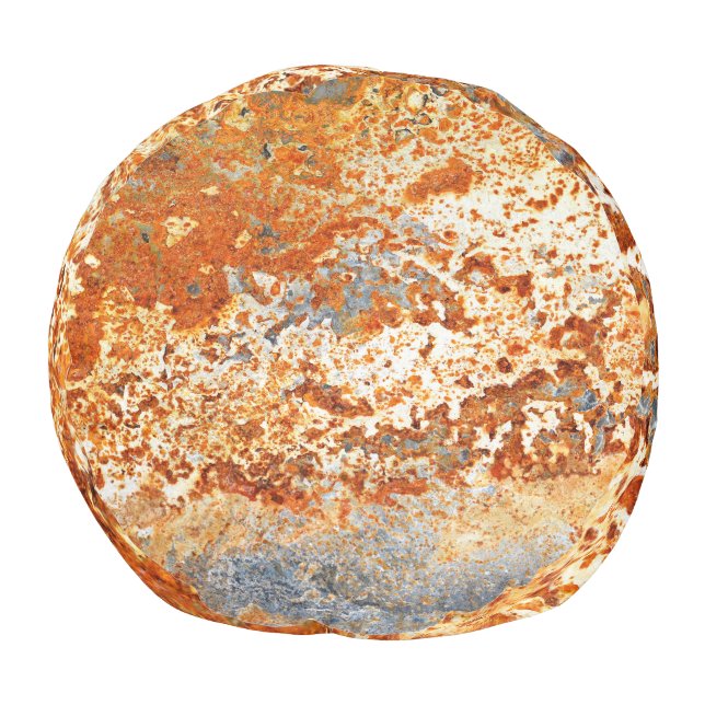 Rusty zinc: grunge texture background. pouf (Bottom)