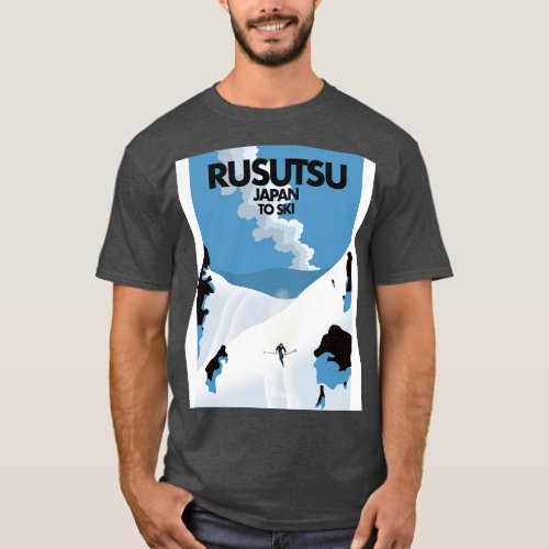 Rusutsu japan ski print T_Shirt