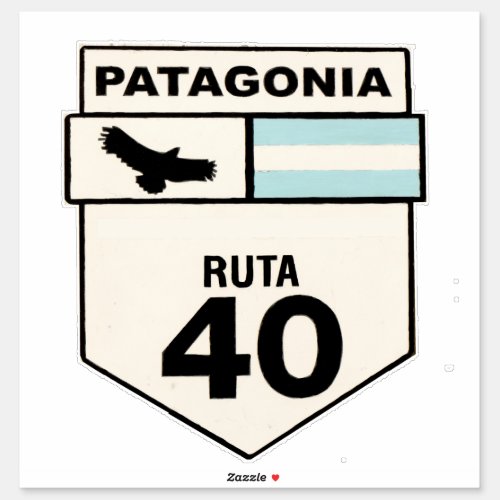 Ruta 40 Custom_Cut Vinyl Sticker