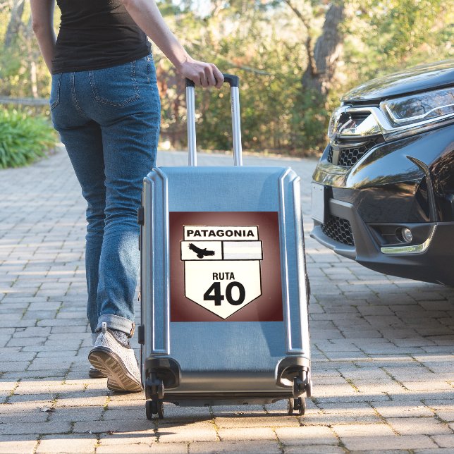 Ruta 40, The ultimate road travel adventure  Sticker (Suitcase Insitu)