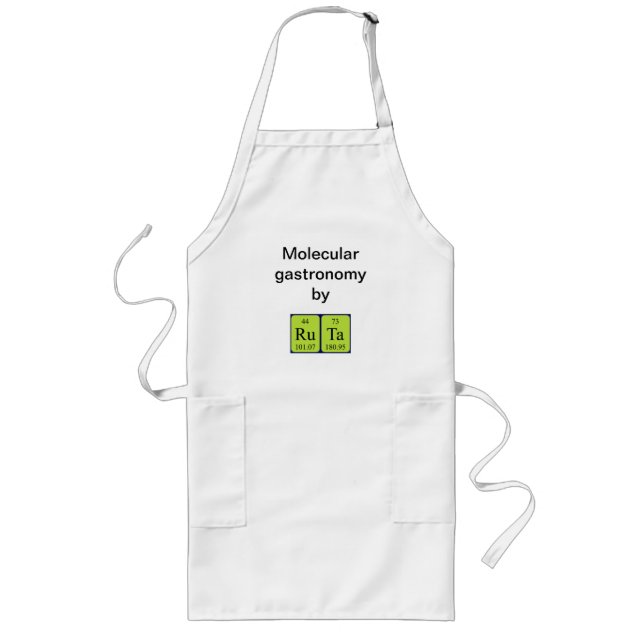 Ruta periodic table name apron (Front)
