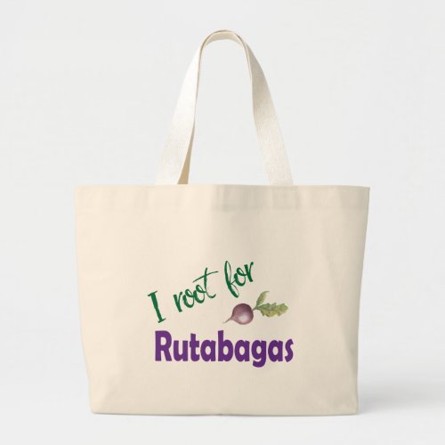 Rutabaga Turnip Root Vegetable Large Tote Bag