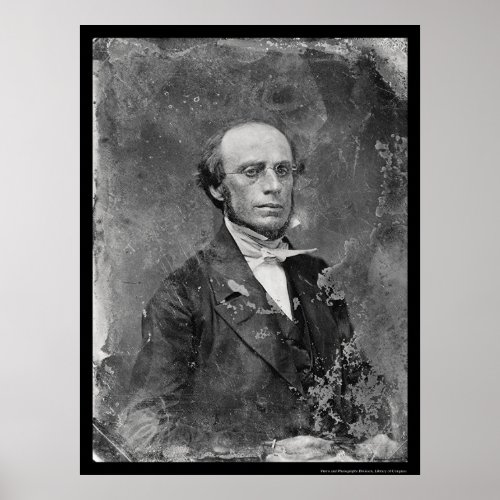 Rutgers President Charles West Daguerreotype 1846 Poster