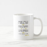 Ruth 1:16 | Inspirational Bible Verse | Yellow Coffee Mug at Zazzle