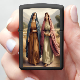 Ruth 1 A Heartfelt Journey of Devotion Zippo Lighter