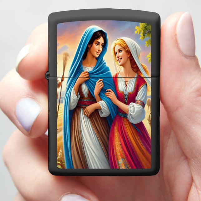 Ruth 1 A Journey of Devotion Zippo Lighter (In Hand)