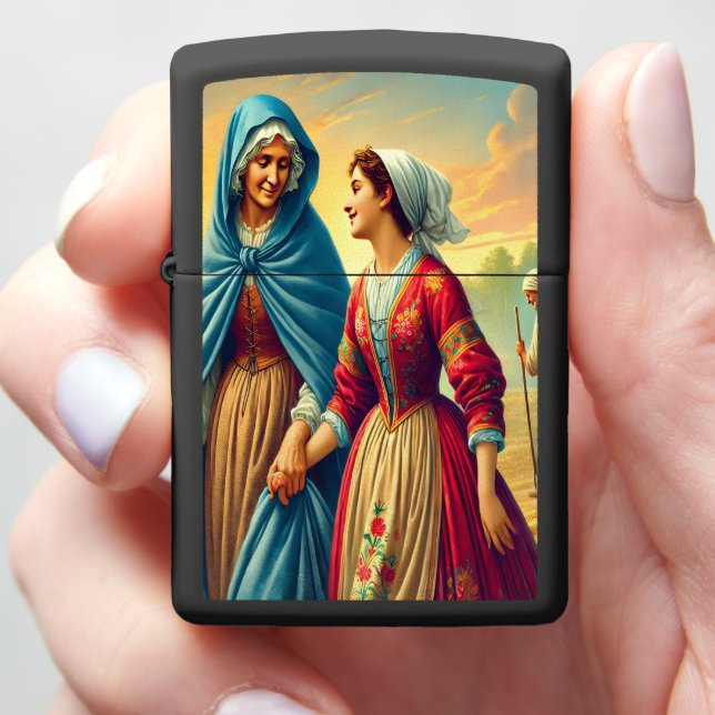 Ruth 1 A Path of Devotion Zippo Lighter (In Hand)