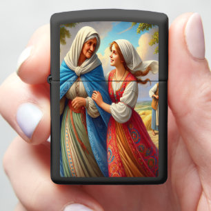 Ruth 1 Compassion on a Shared Journey Zippo Lighter