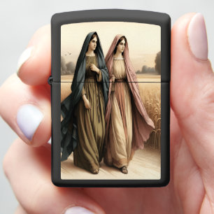 Ruth 1 Journey of Faithful Devotion Zippo Lighter