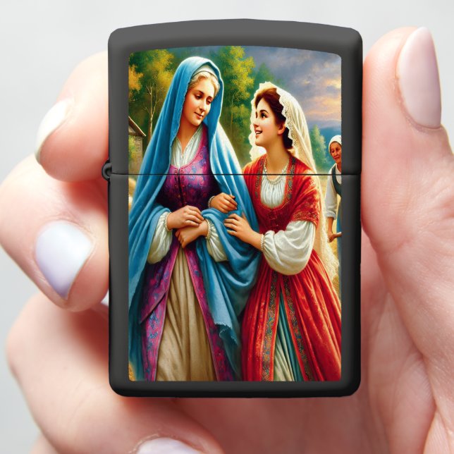 Ruth 1 Journey Toward New Beginnings Zippo Lighter (In Hand)