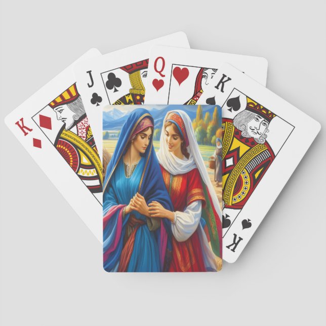 Ruth 1 Walking in Faithful Love Poker Cards (Back)