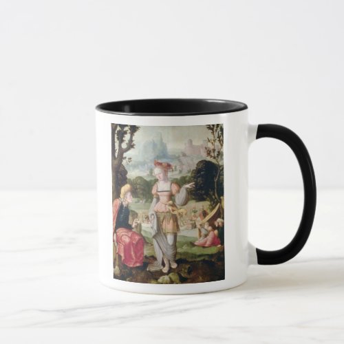 Ruth and Naomi in the field of Boaz c1530_40 Mug