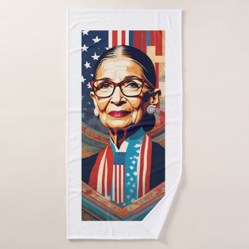 Ruth Bader Ginsberg Bath Towel