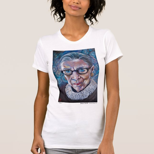 Ruth Bader Ginsberg RBG Art T-Shirt (Front)