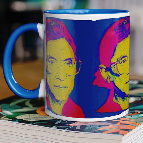 Ruth Bader Ginsburg 1983, Pop Art Portrait Mug