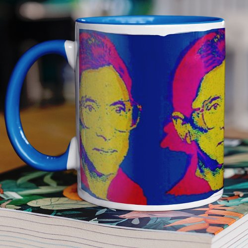 Ruth Bader Ginsburg 1983 Pop Art Portrait Mug