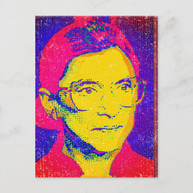 Ruth Bader Ginsburg 1983 Pop Art Portrait Postcard Zazzle 4859