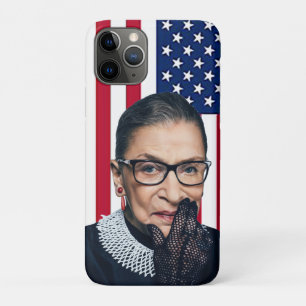 Ruth Bader Ginsburg American flag iPhone 11 Pro Case
