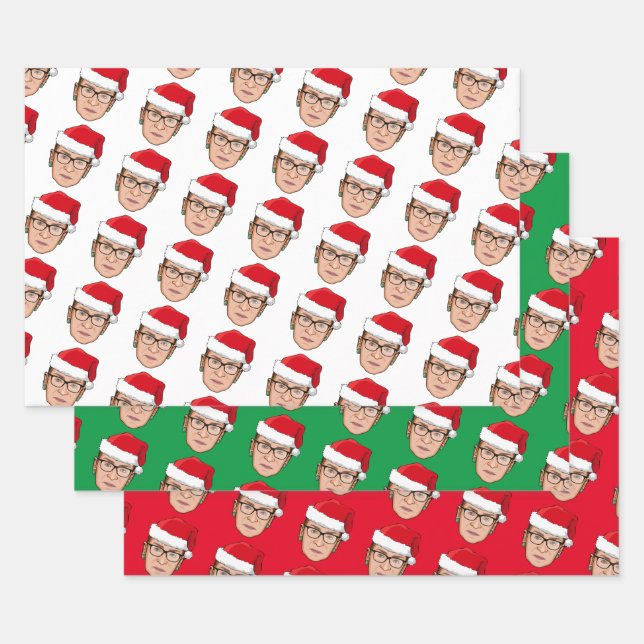 RUTH BADER GINSBURG Christmas Wrapping Paper Sheets (Set)