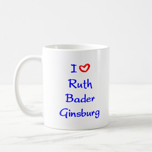 ruth bader ginsburg coffee mug (Left)