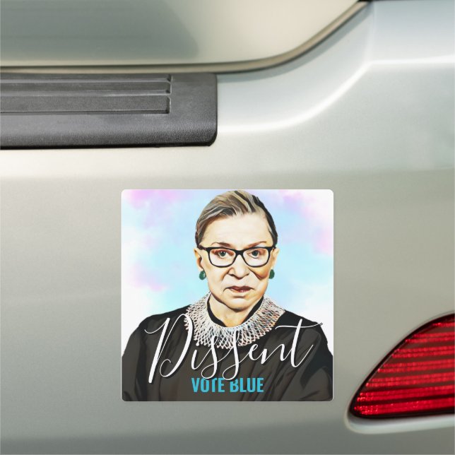 Ruth Bader Ginsburg Dissent Vote 2020 Car Magnet (In Situ)
