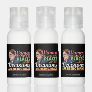 Ruth Bader Ginsburg Feminist Lawyer Judge Hand Lotion