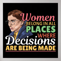 Ruth Bader Ginsburg Feminist Lawyer Judge