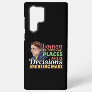 Ruth Bader Ginsburg Feminist Lawyer Judge Samsung Galaxy S22 Ultra Case