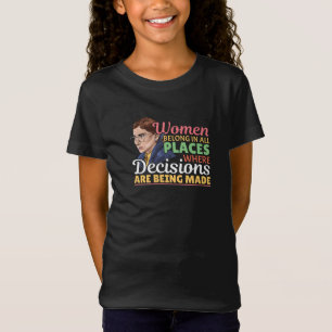 Ruth Bader Ginsburg Feminist Lawyer Judge T-Shirt