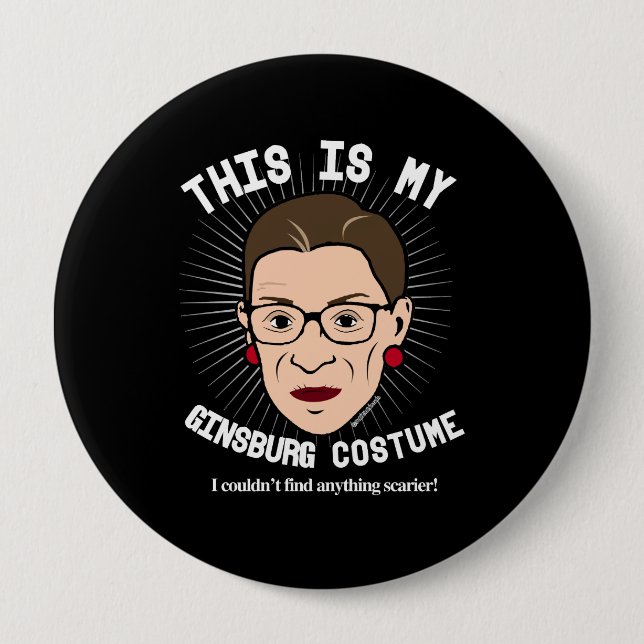 Ruth Bader Ginsburg Halloween Costume - I couldn't Button (Front)